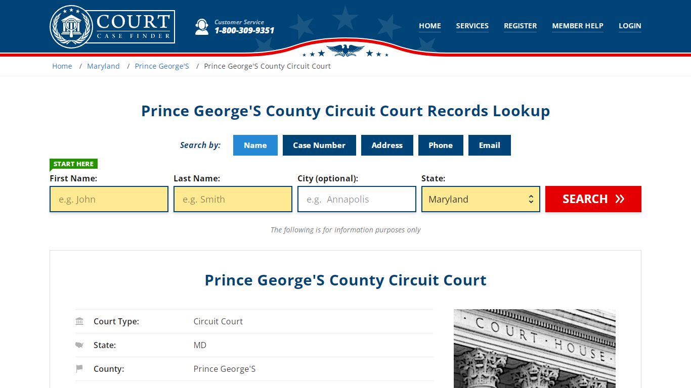 Prince George'S County Circuit Court Records Lookup